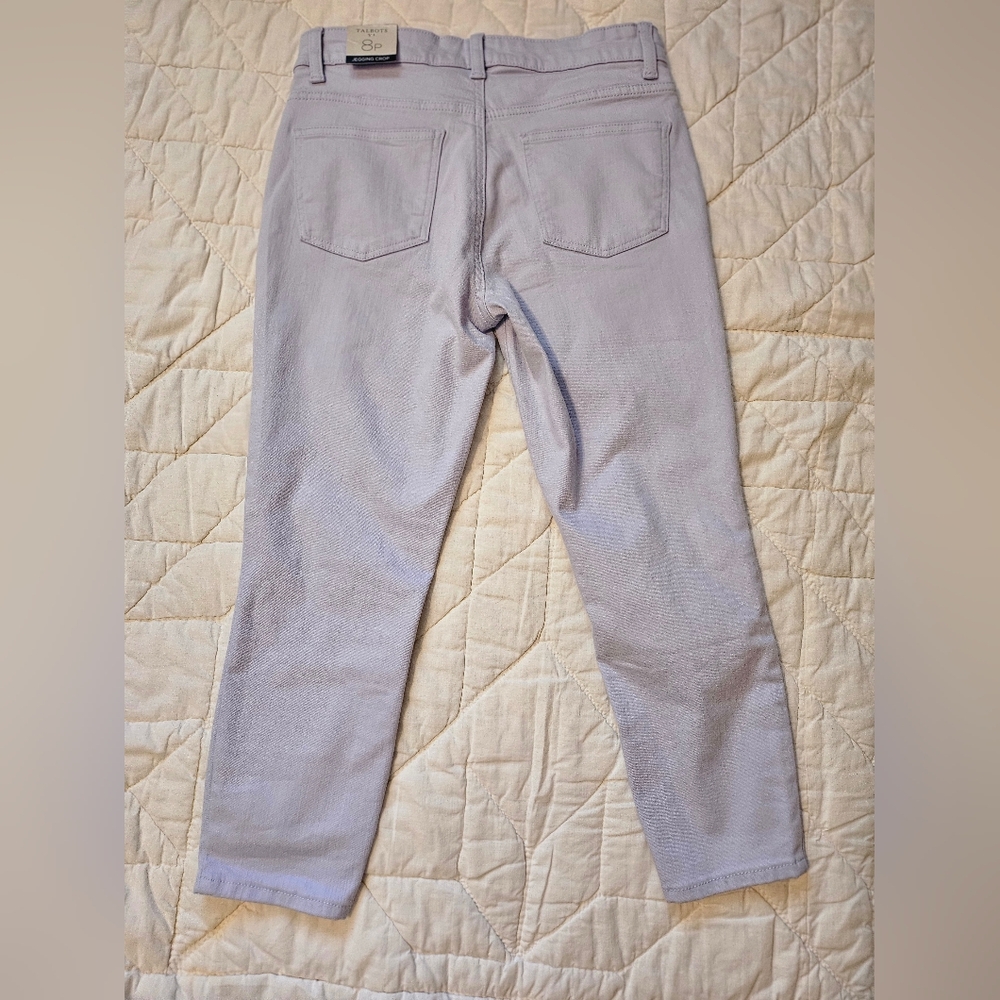 Talbots Light Lavender Jegging/Crop Denim -Simply Flatterng Collection - Picture 3 of 12